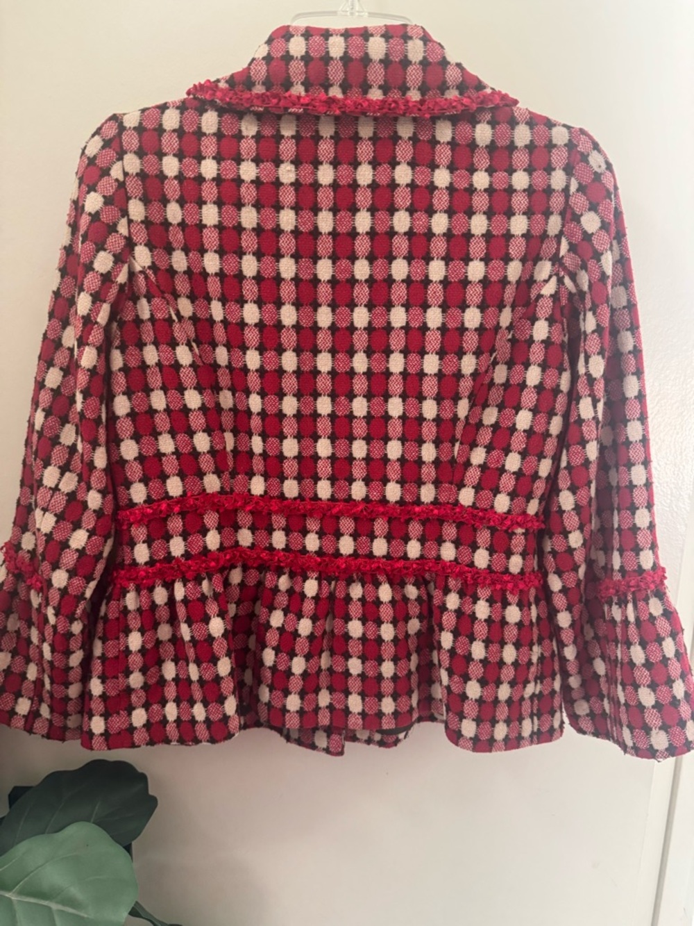 Vintage Jade Checked Jacket - Picture 6 of 9